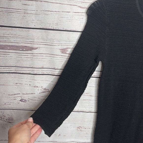 Olivaceous Black Sweater Dress Black Sz Medium! - Picture 3 of 7